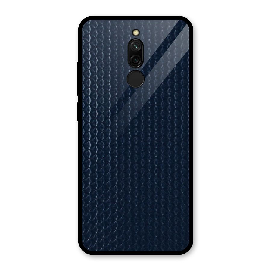 Blue Pattern Glass Back Case for Redmi 8