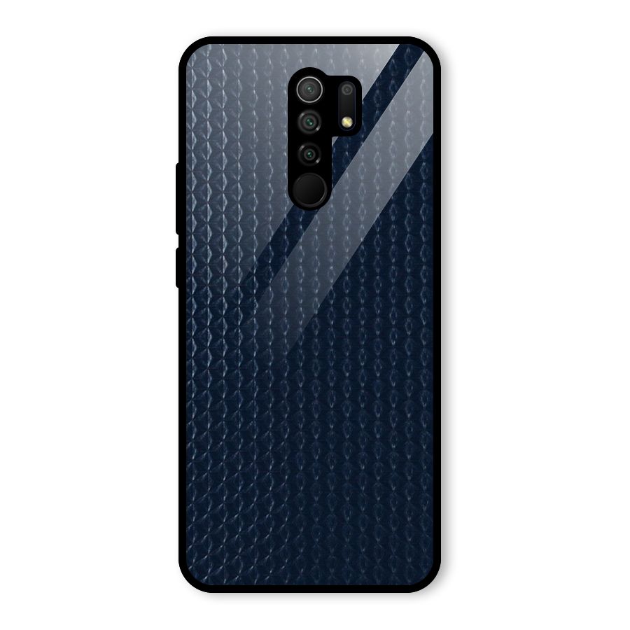 Blue Pattern Glass Back Case for Redmi 9 Prime