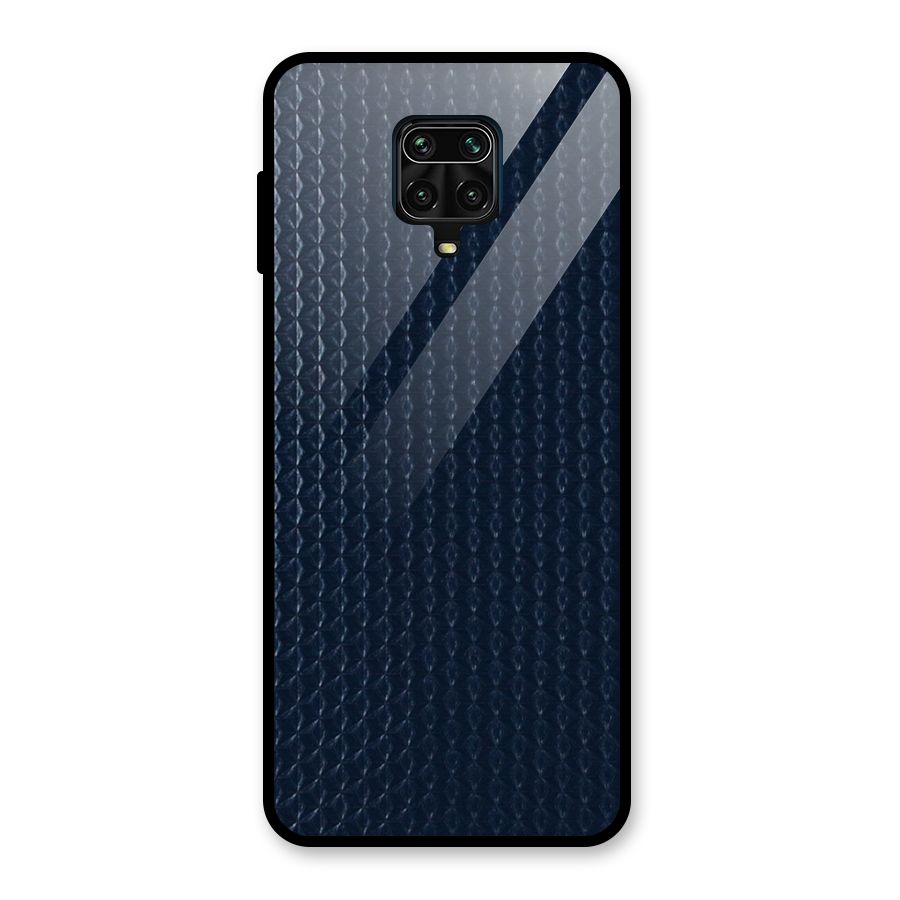 Blue Pattern Glass Back Case for Redmi Note 10 Lite