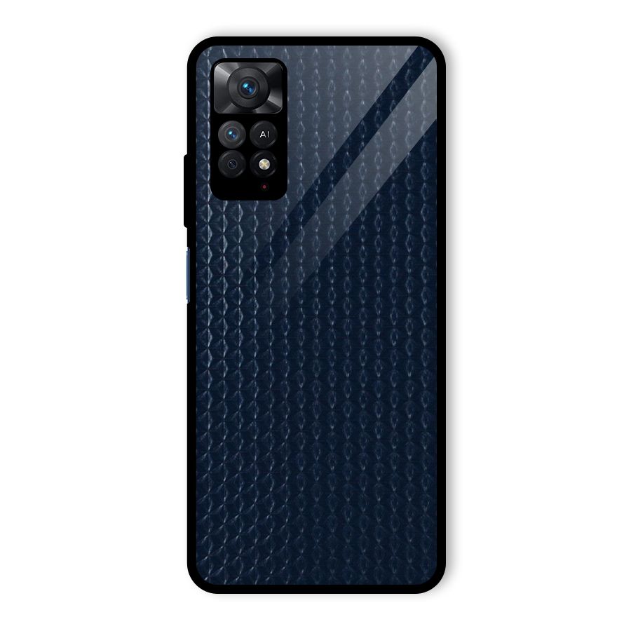 Blue Pattern Glass Back Case for Redmi Note 11 Pro Plus 5G