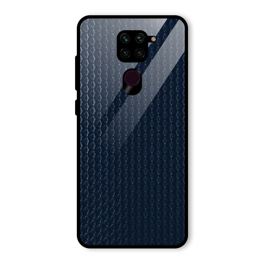 Blue Pattern Glass Back Case for Redmi Note 9
