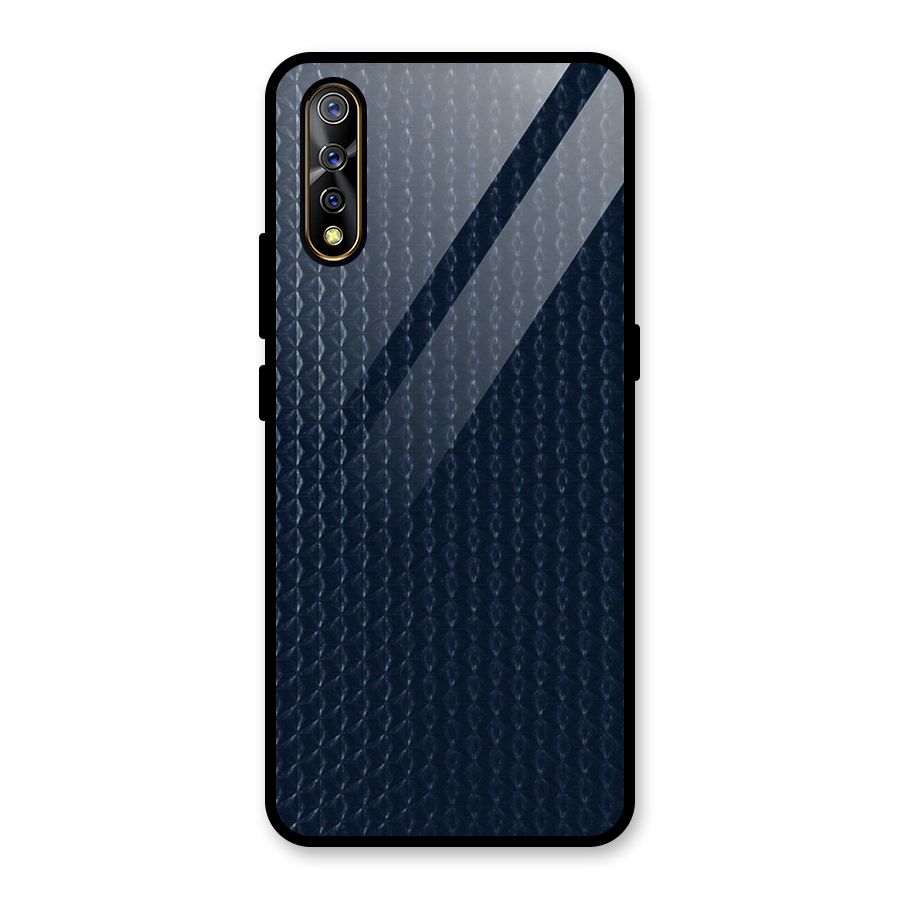 Blue Pattern Glass Back Case for Vivo S1