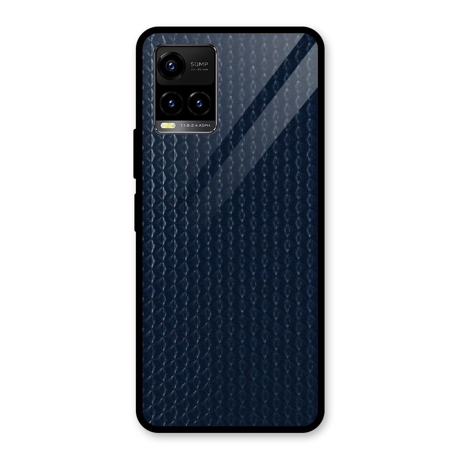 Blue Pattern Glass Back Case for Vivo Y21T