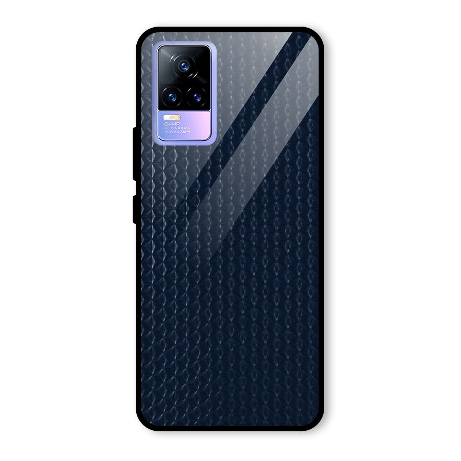 Blue Pattern Glass Back Case for Vivo Y73