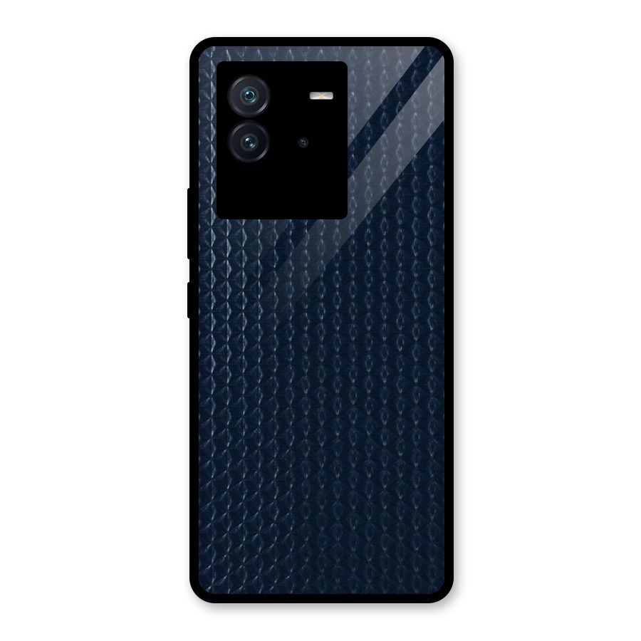 Blue Pattern Glass Back Case for Vivo iQOO Neo 6 5G