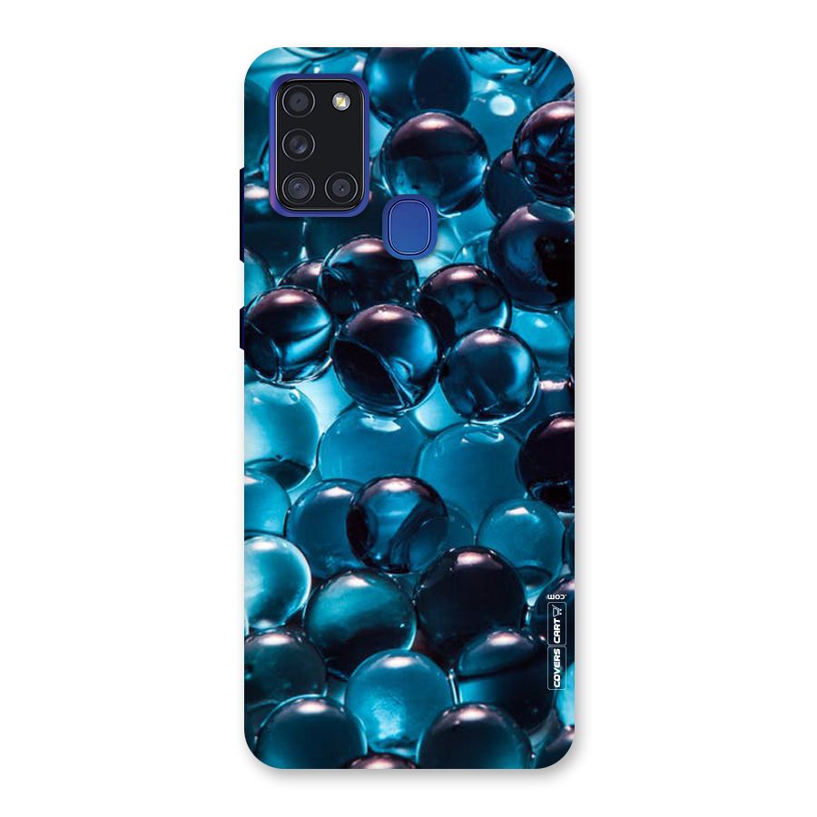 Blue Abstract Balls Back Case for Galaxy A21s