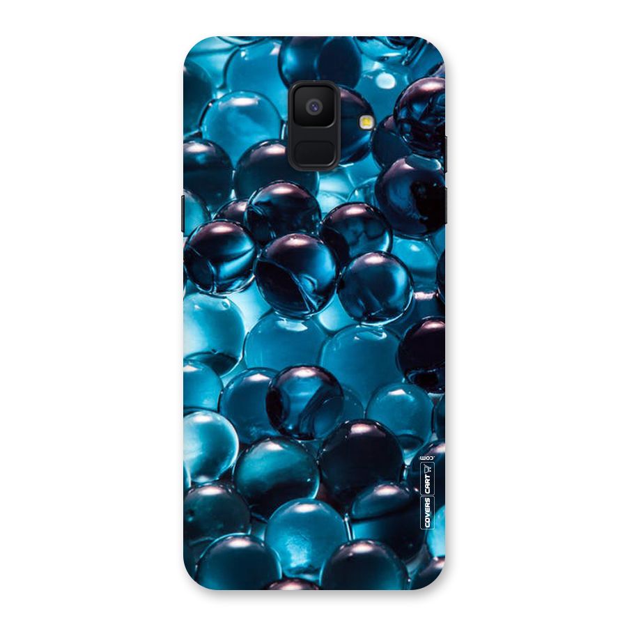 Blue Abstract Balls Back Case for Galaxy A6 (2018)
