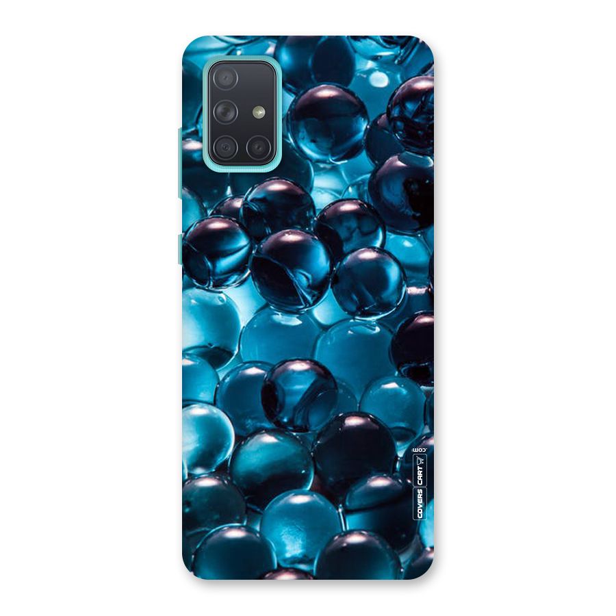 Blue Abstract Balls Back Case for Galaxy A71