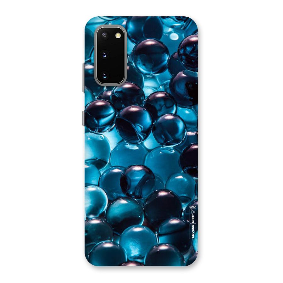 Blue Abstract Balls Back Case for Galaxy S20