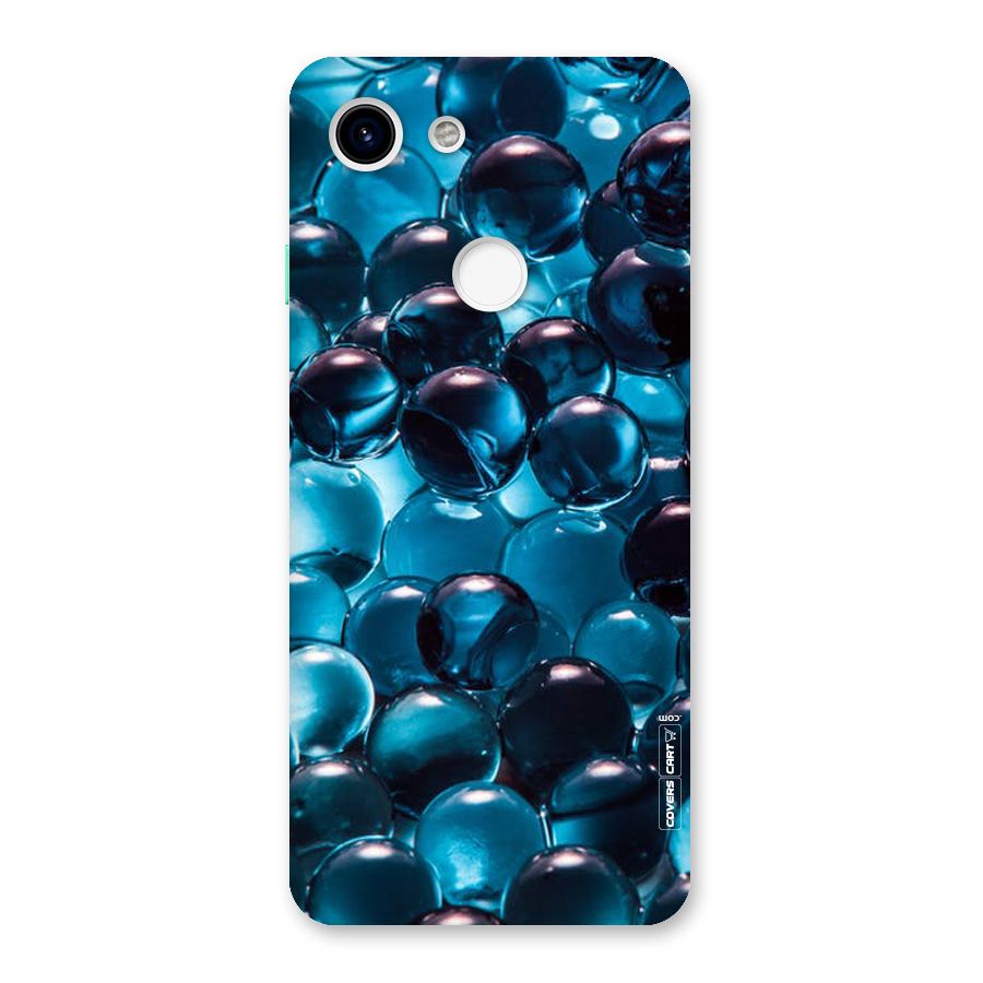 Blue Abstract Balls Back Case for Google Pixel 3