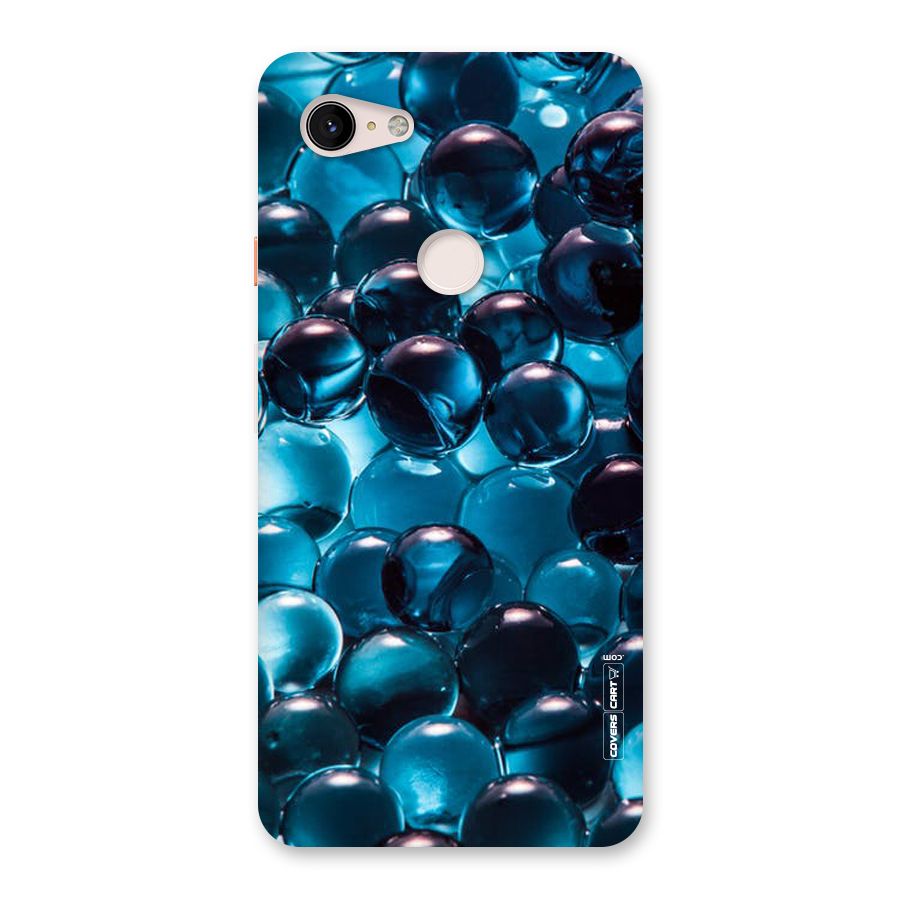 Blue Abstract Balls Back Case for Google Pixel 3 XL