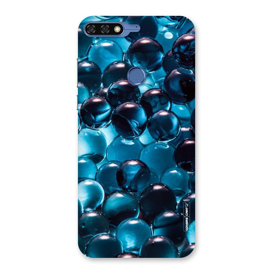 Blue Abstract Balls Back Case for Honor 7C
