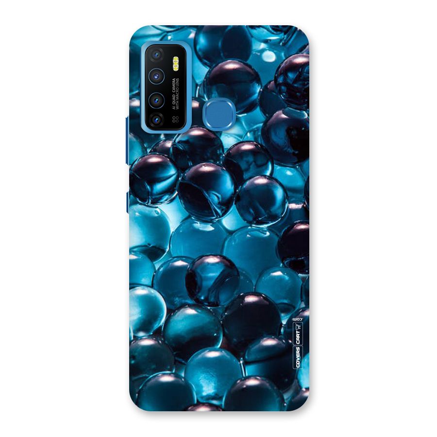 Blue Abstract Balls Back Case for Infinix Hot 9