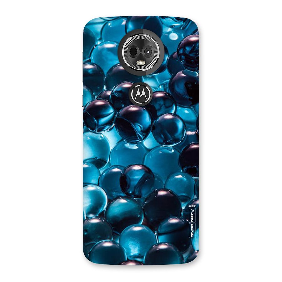 Blue Abstract Balls Back Case for Moto E5 Plus