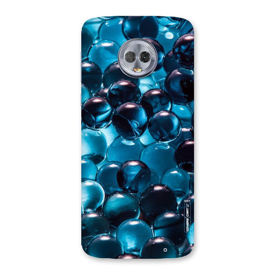 Blue Abstract Balls Back Case for Moto G6 Plus