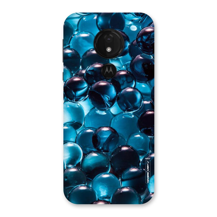 Blue Abstract Balls Back Case for Moto G7 Power