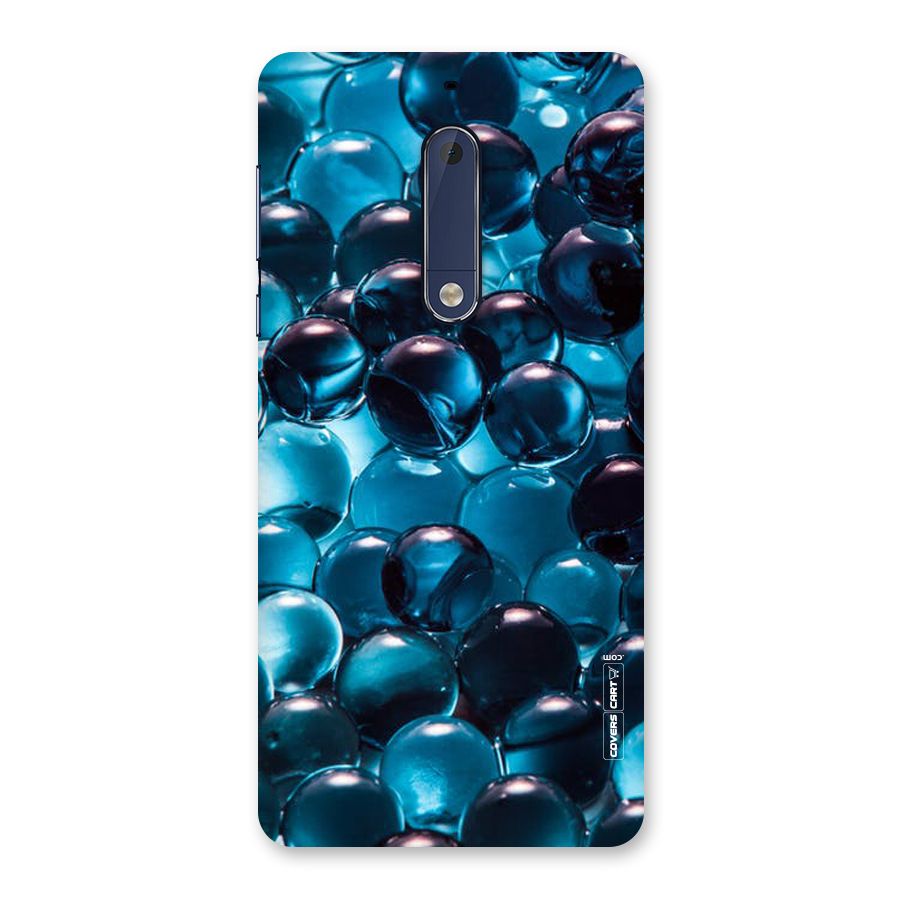 Blue Abstract Balls Back Case for Nokia 5