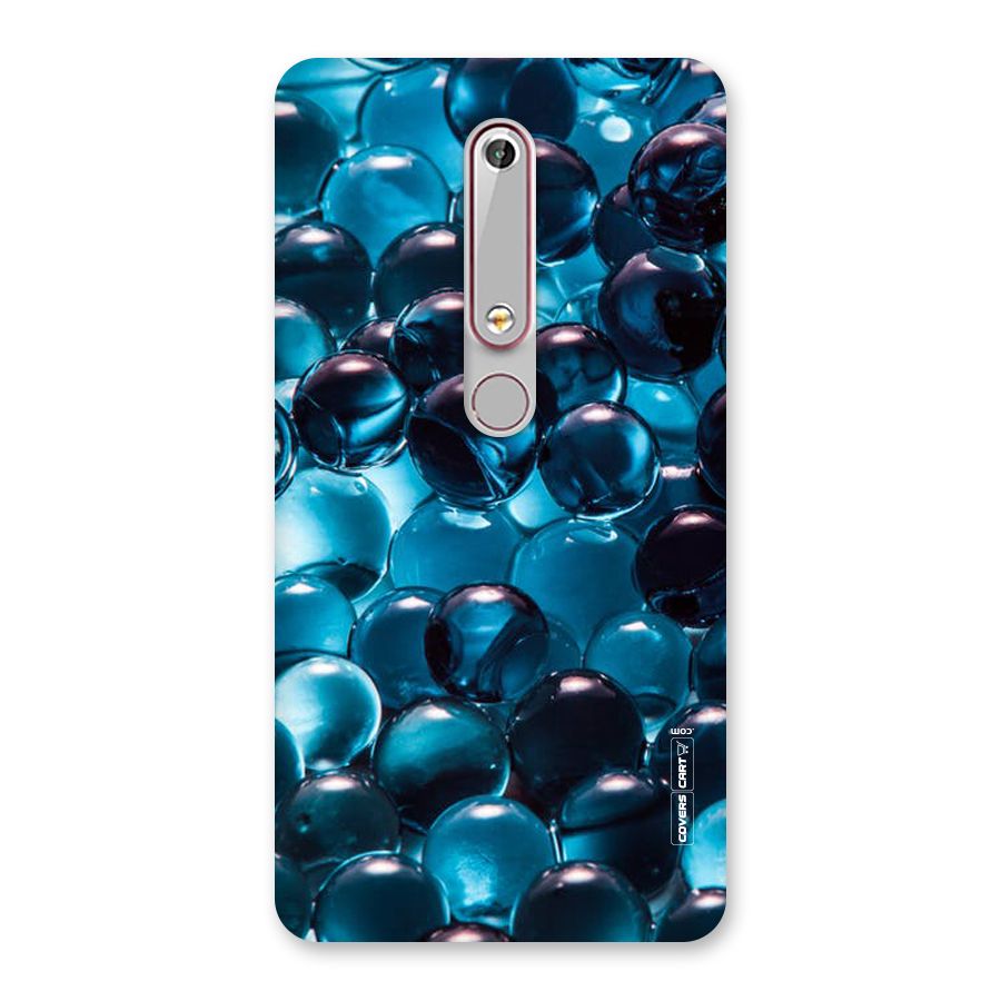 Blue Abstract Balls Back Case for Nokia 6.1