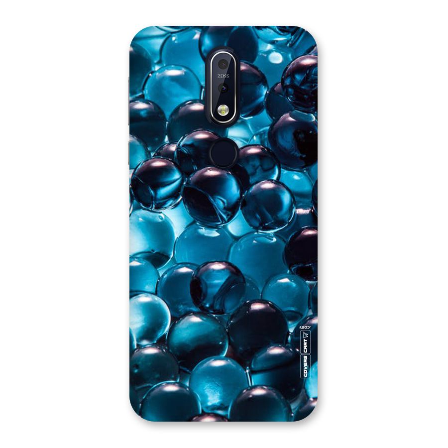 Blue Abstract Balls Back Case for Nokia 7.1