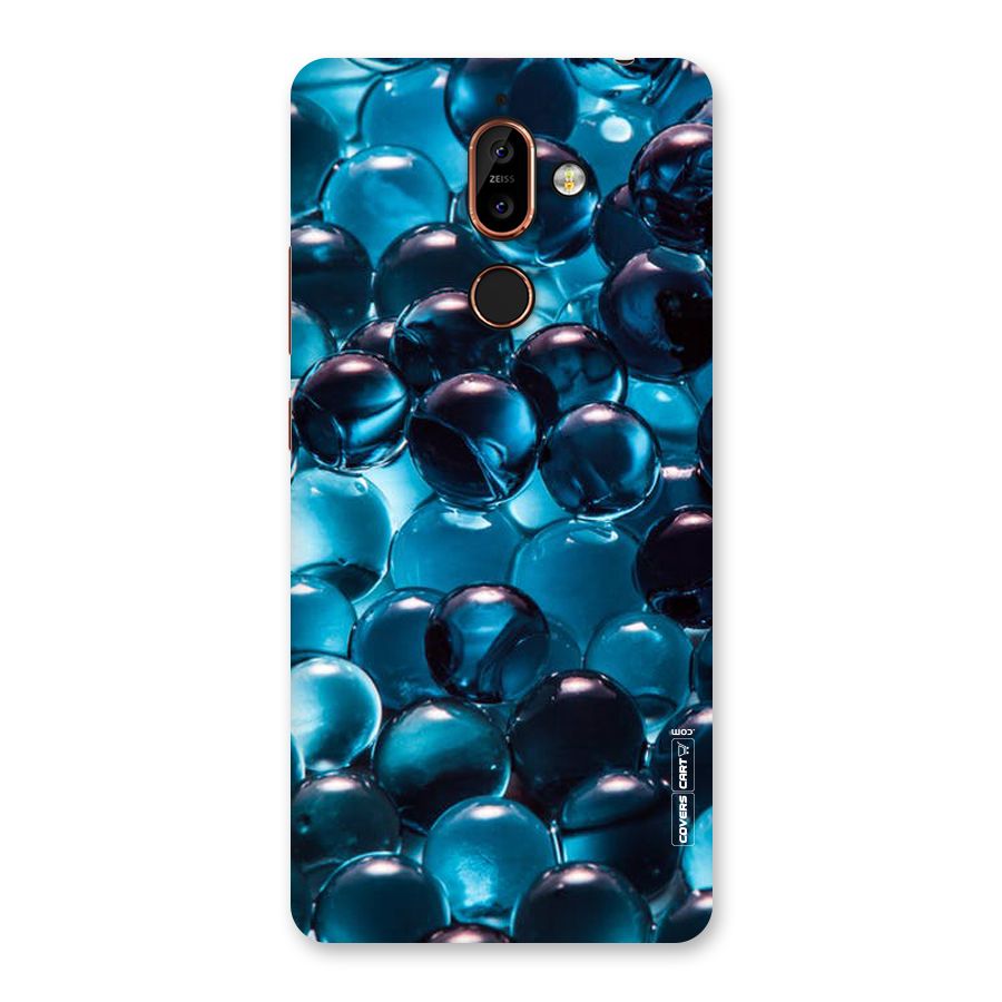 Blue Abstract Balls Back Case for Nokia 7 Plus