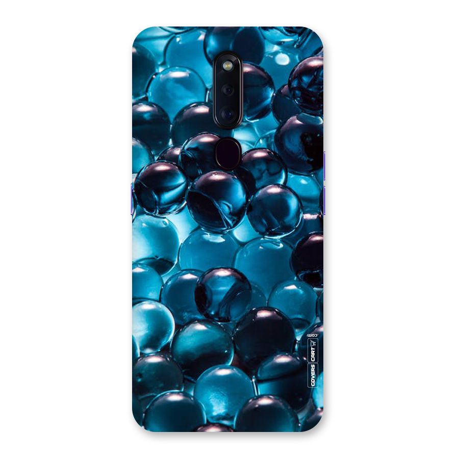 Blue Abstract Balls Back Case for Oppo F11 Pro