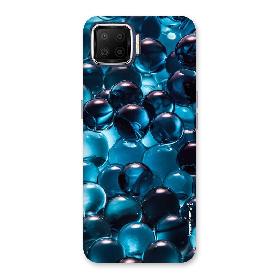 Blue Abstract Balls Back Case for Oppo F17