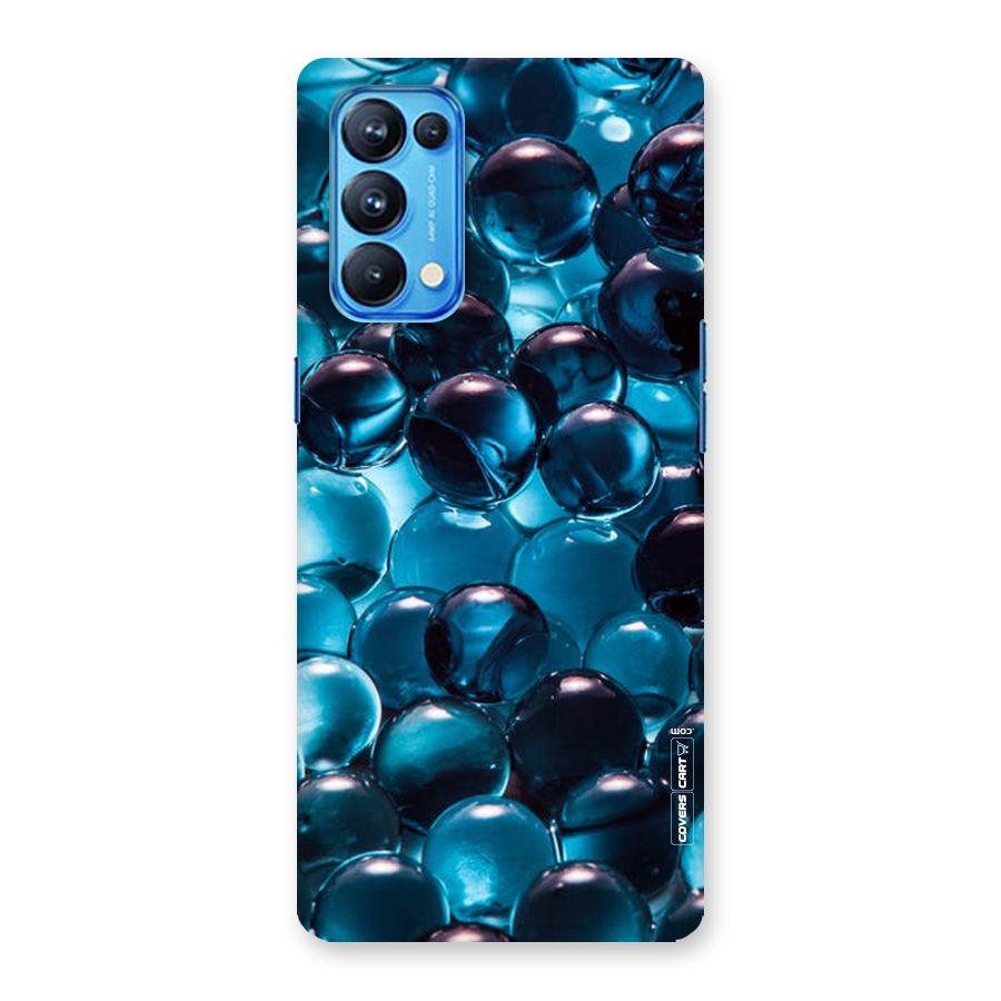 Blue Abstract Balls Back Case for Oppo Reno5 Pro 5G