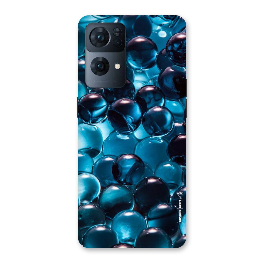 Blue Abstract Balls Back Case for Oppo Reno7 Pro 5G