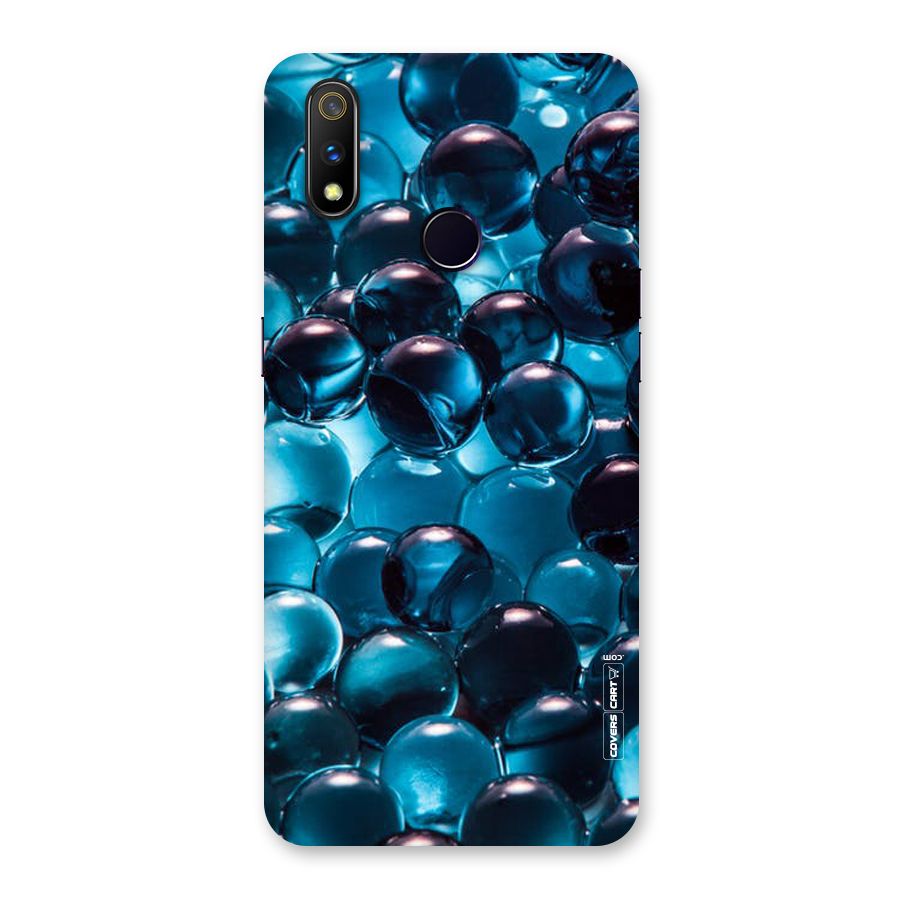Blue Abstract Balls Back Case for Realme 3 Pro