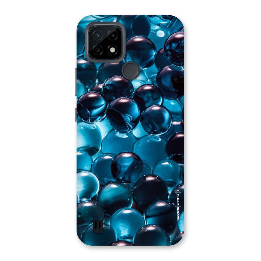 Blue Abstract Balls Back Case for Realme C21
