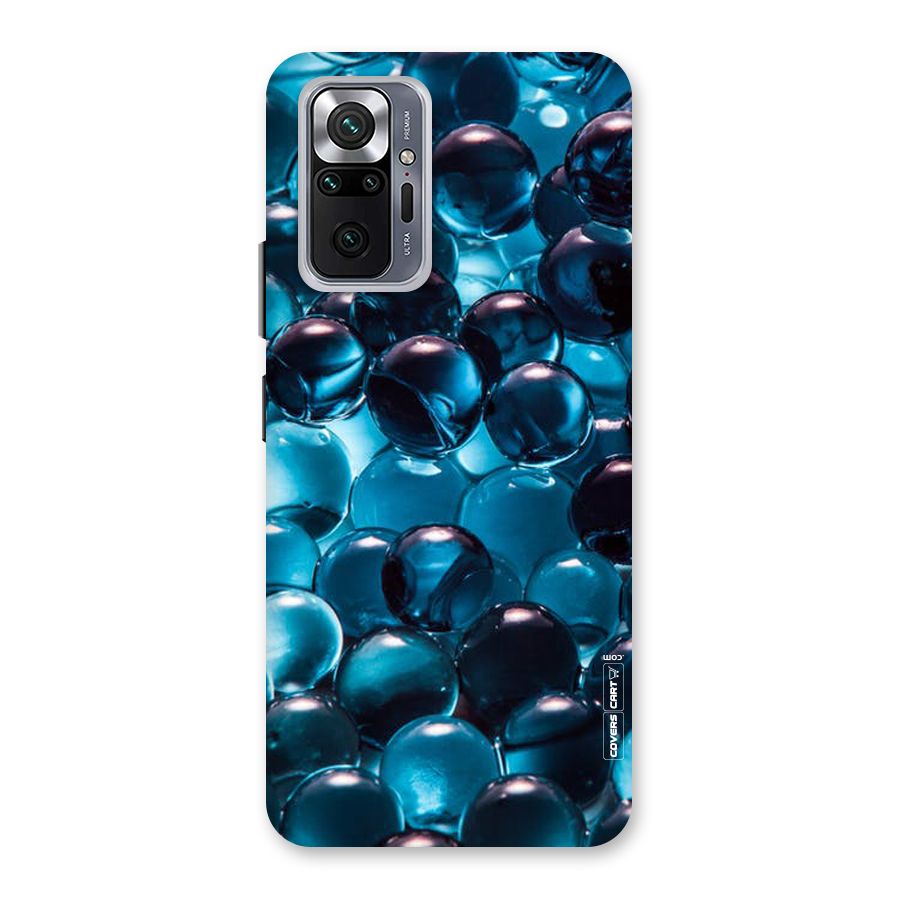 Blue Abstract Balls Back Case for Redmi Note 10 Pro