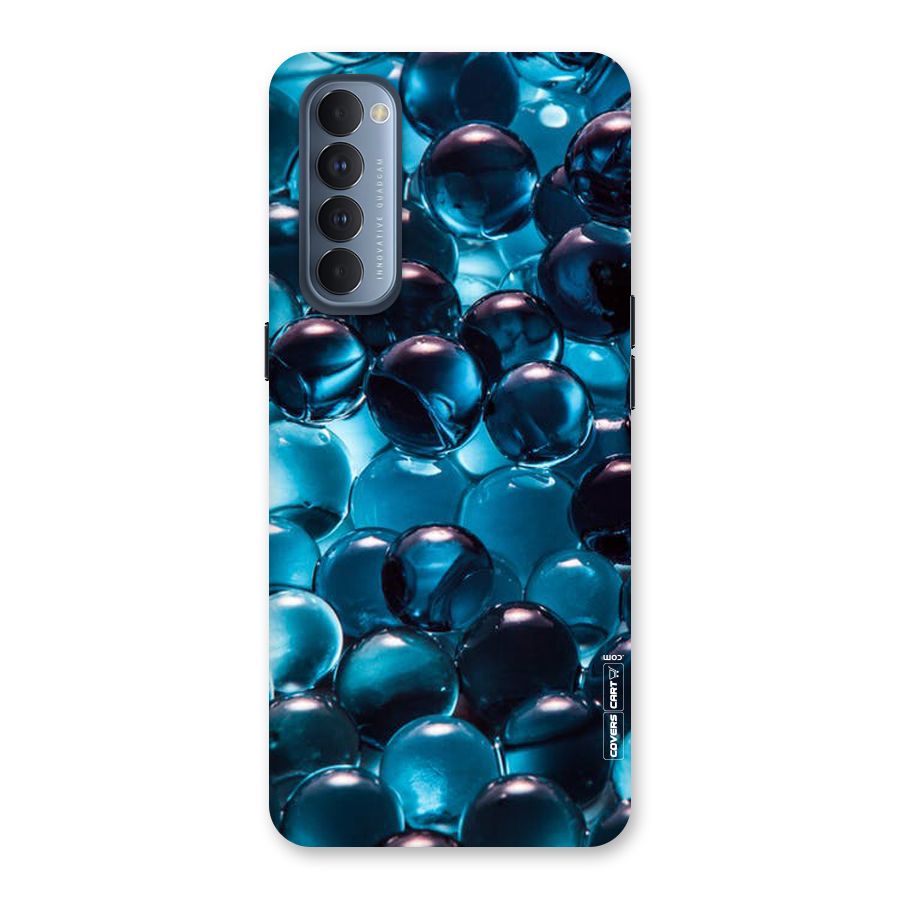 Blue Abstract Balls Back Case for Reno4 Pro
