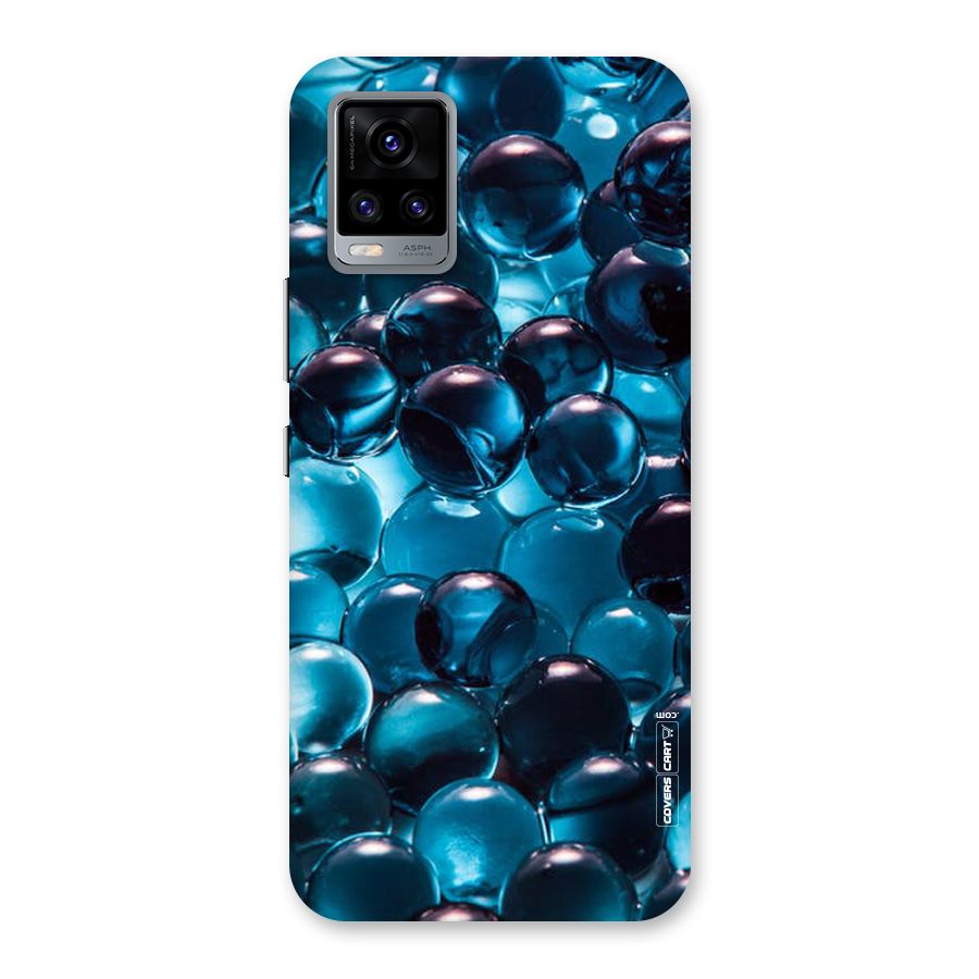 Blue Abstract Balls Back Case for Vivo V20