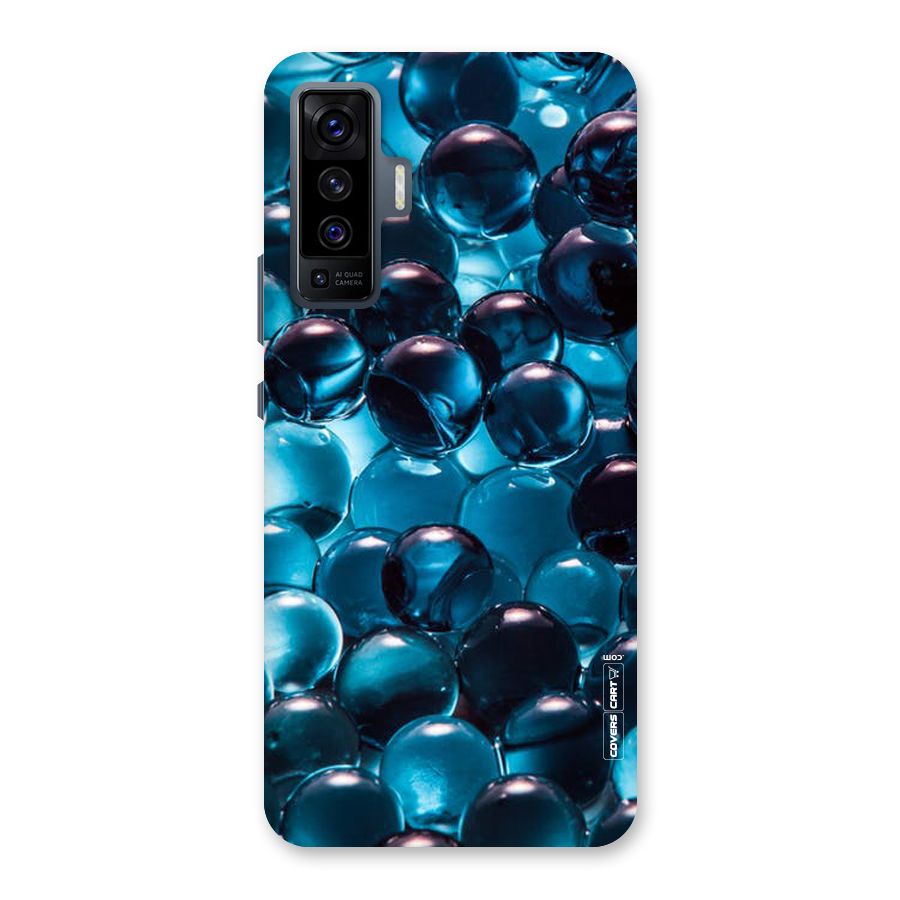 Blue Abstract Balls Back Case for Vivo X50