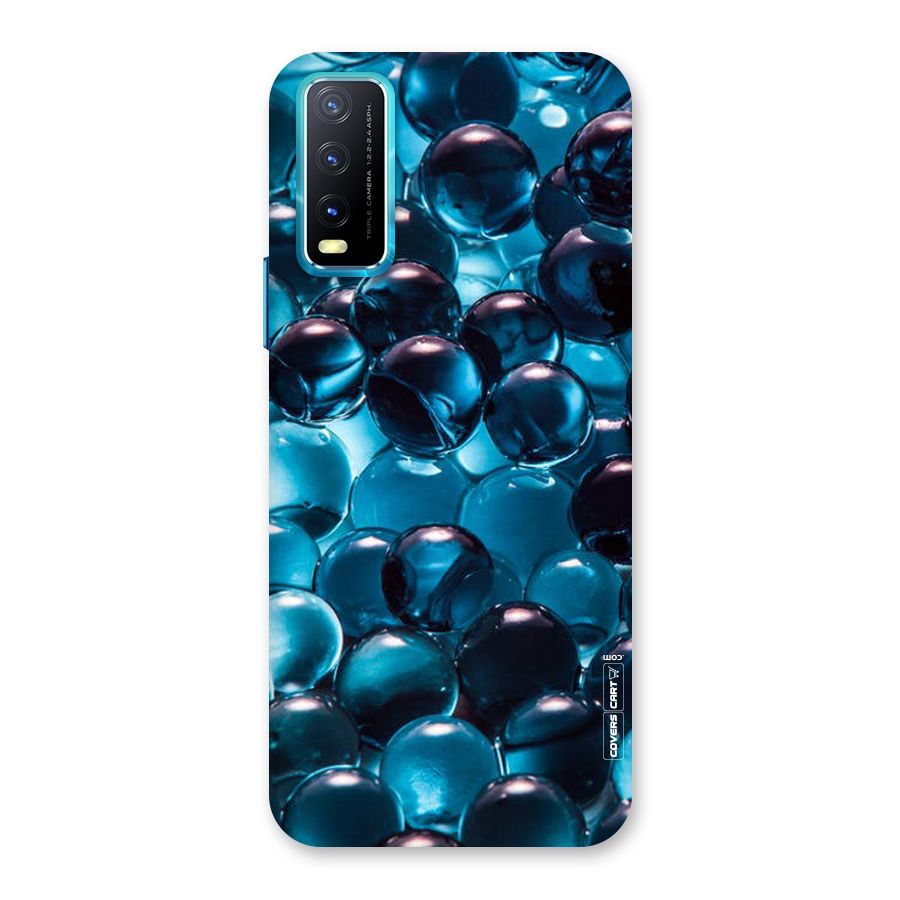 Blue Abstract Balls Back Case for Vivo Y20G