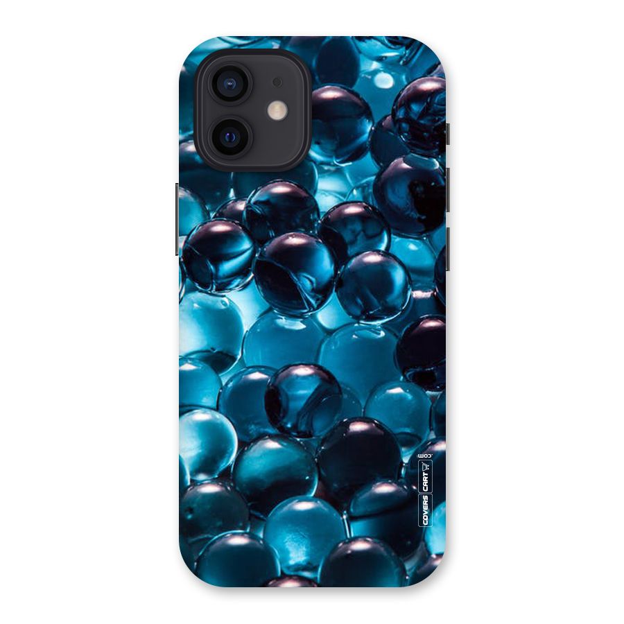 Blue Abstract Balls Back Case for iPhone 12