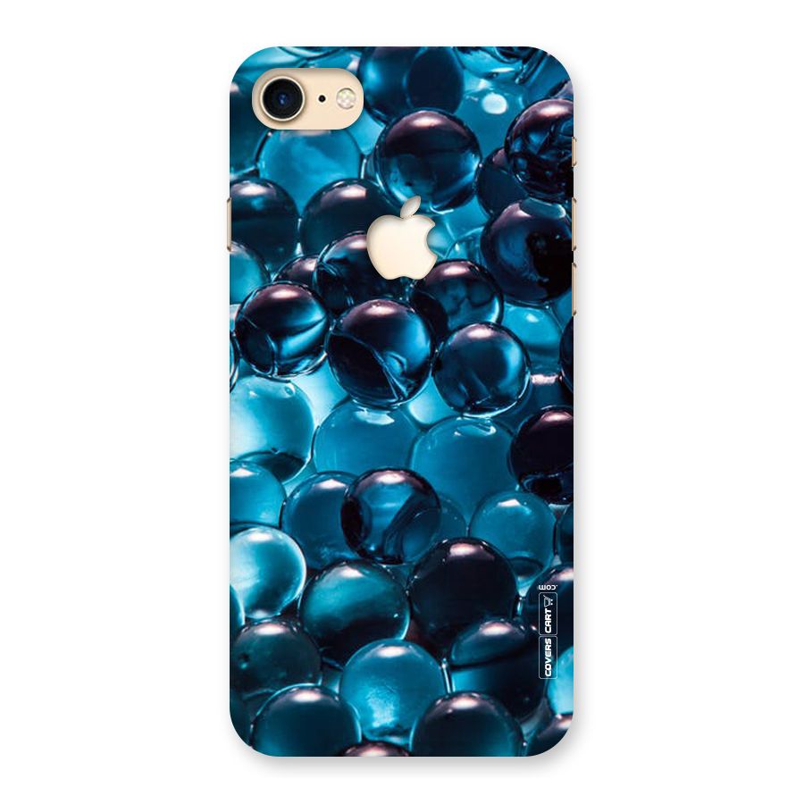 Blue Abstract Balls Back Case for iPhone 7 Apple Cut