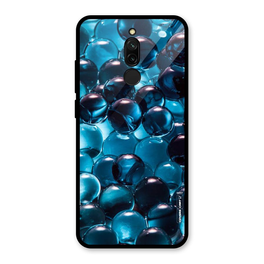 Blue Abstract Balls Glass Back Case for Redmi 8