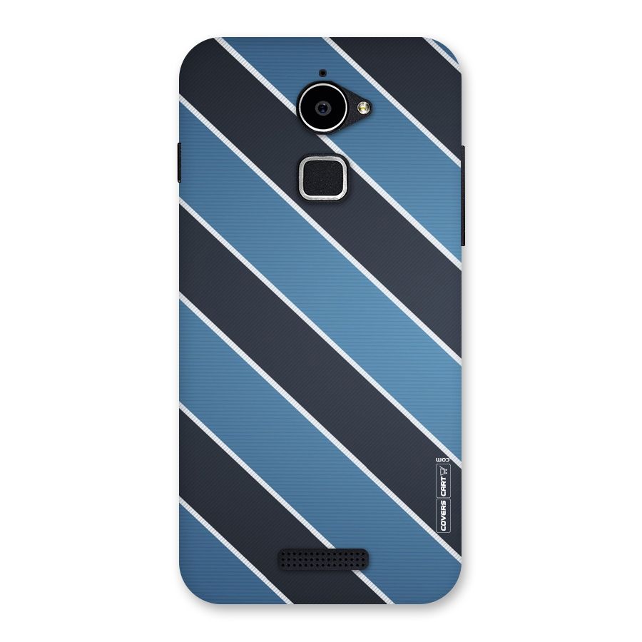 Blue Black Stripes Back Case for Coolpad Note 3 Lite