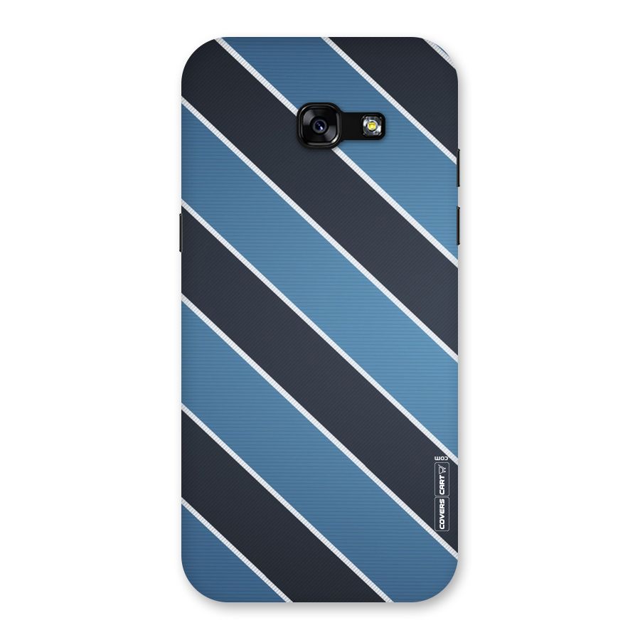 Blue Black Stripes Back Case for Galaxy A5 2017