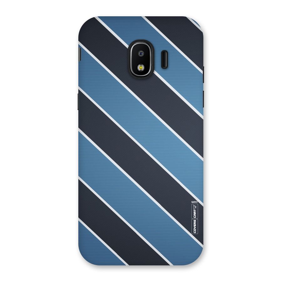 Blue Black Stripes Back Case for Galaxy J2 Pro 2018