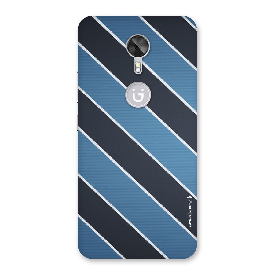 Blue Black Stripes Back Case for Gionee A1