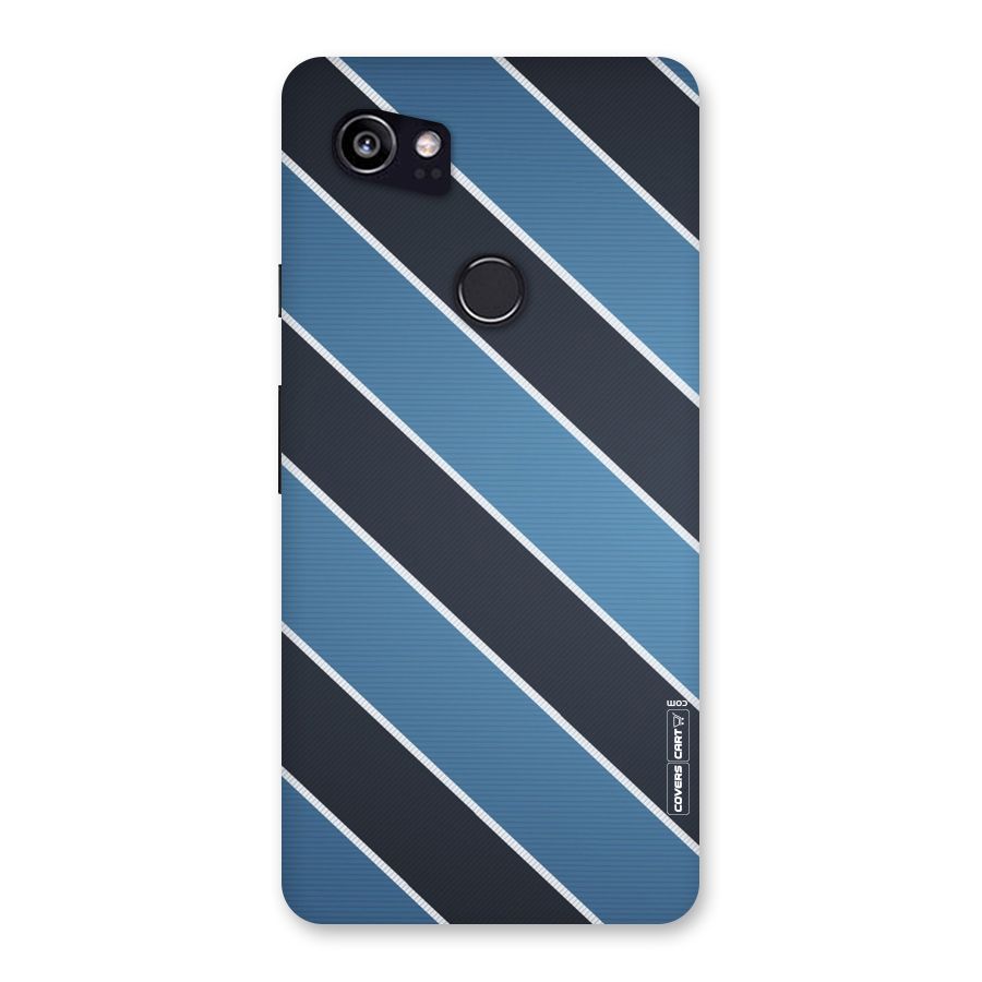 Blue Black Stripes Back Case for Google Pixel 2 XL