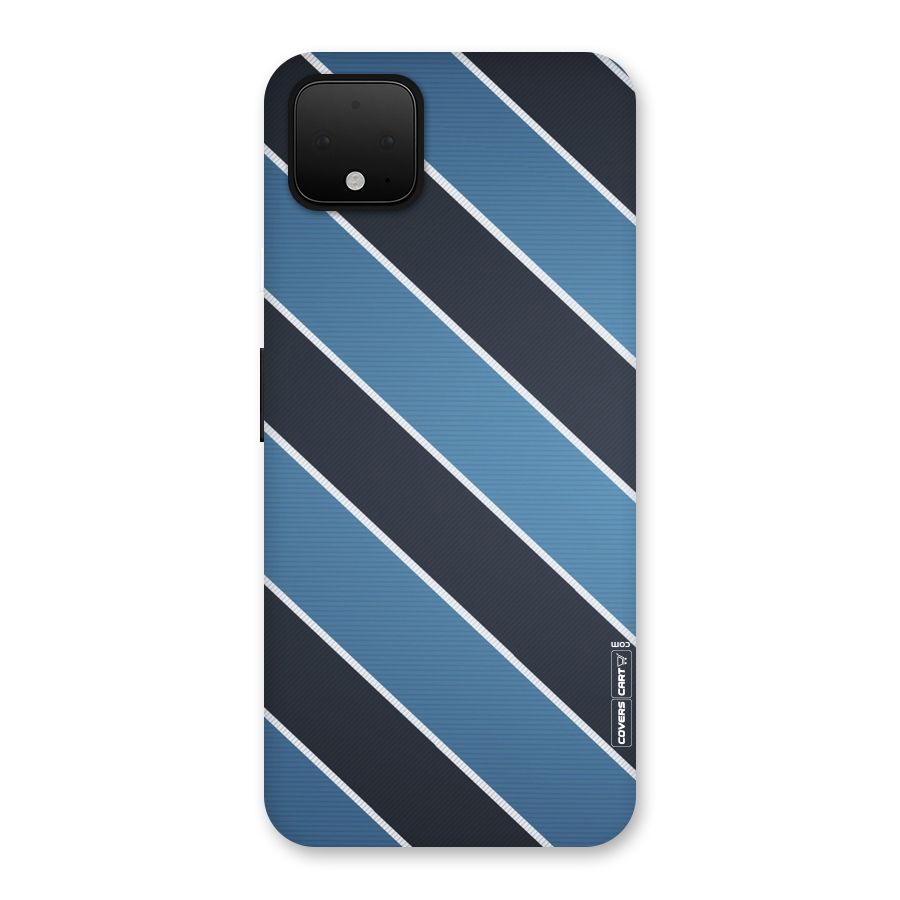 Blue Black Stripes Back Case for Google Pixel 4 XL
