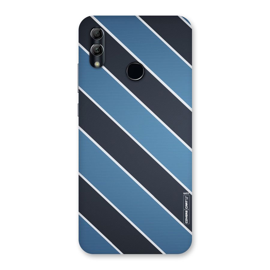 Blue Black Stripes Back Case for Honor 10 Lite