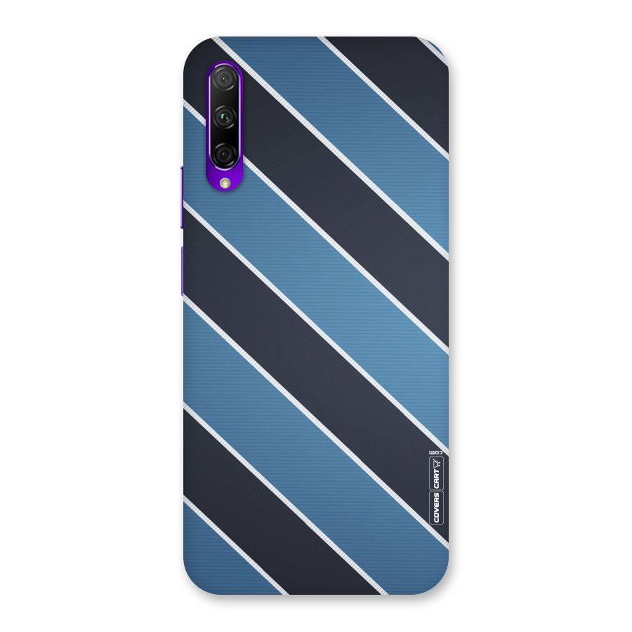 Blue Black Stripes Back Case for Honor 9X Pro