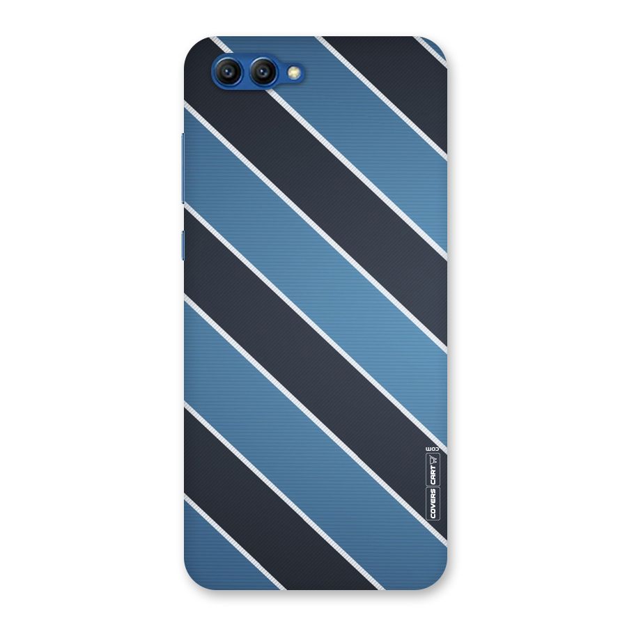 Blue Black Stripes Back Case for Honor View 10