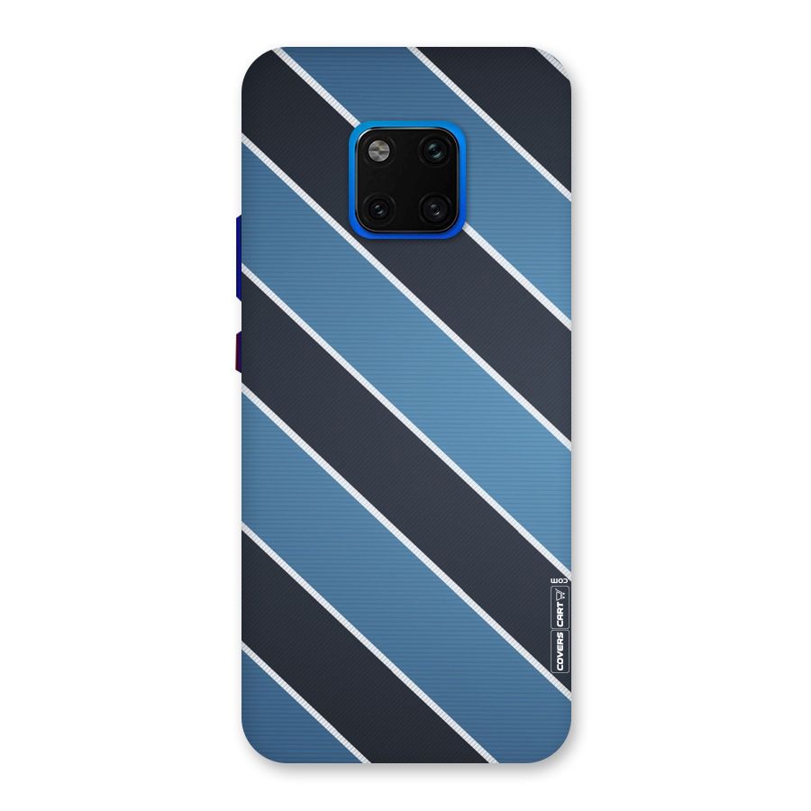 Blue Black Stripes Back Case for Huawei Mate 20 Pro