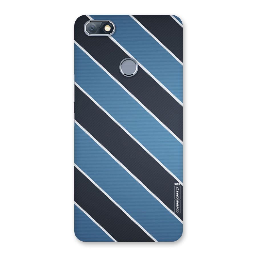 Blue Black Stripes Back Case for Infinix Note 5