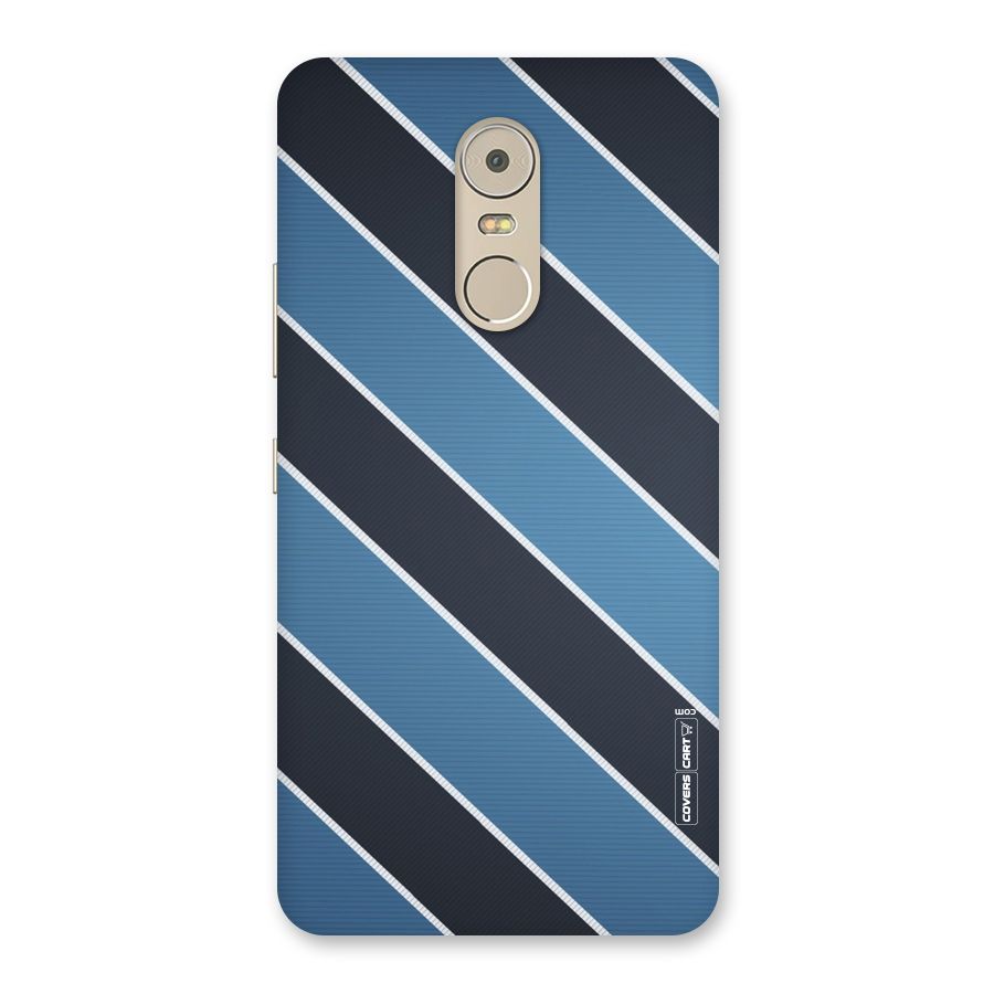 Blue Black Stripes Back Case for Lenovo K6 Note